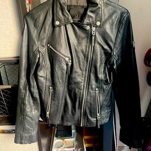 Gently worn Mauritius genuine leather Jacket